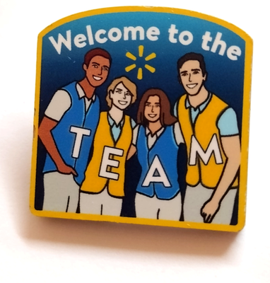 #ad Welcome to the Team Walmart Lapel Pin $13.23