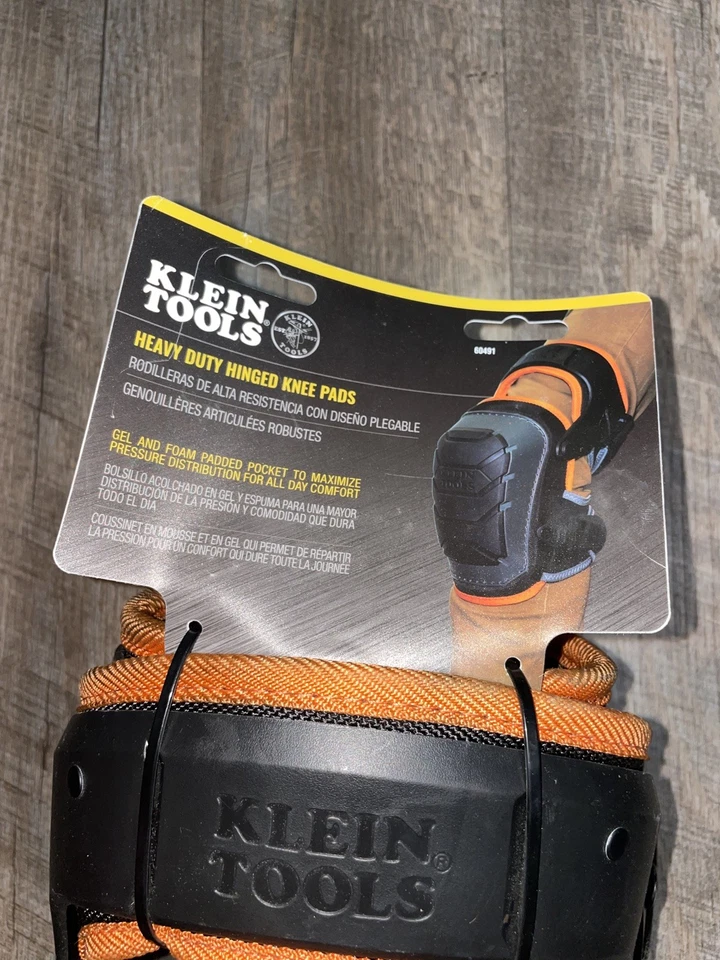 Rodilleras con bisagras Klein Tools 60491, gel resistente espuma protectora multi  Foto 4 de 4
