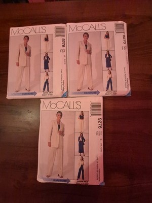 VTG McCall's 9276 NonStop Wardrobe Unlined Jacket Top Pant Skirt SZ: 6-18 UC FF