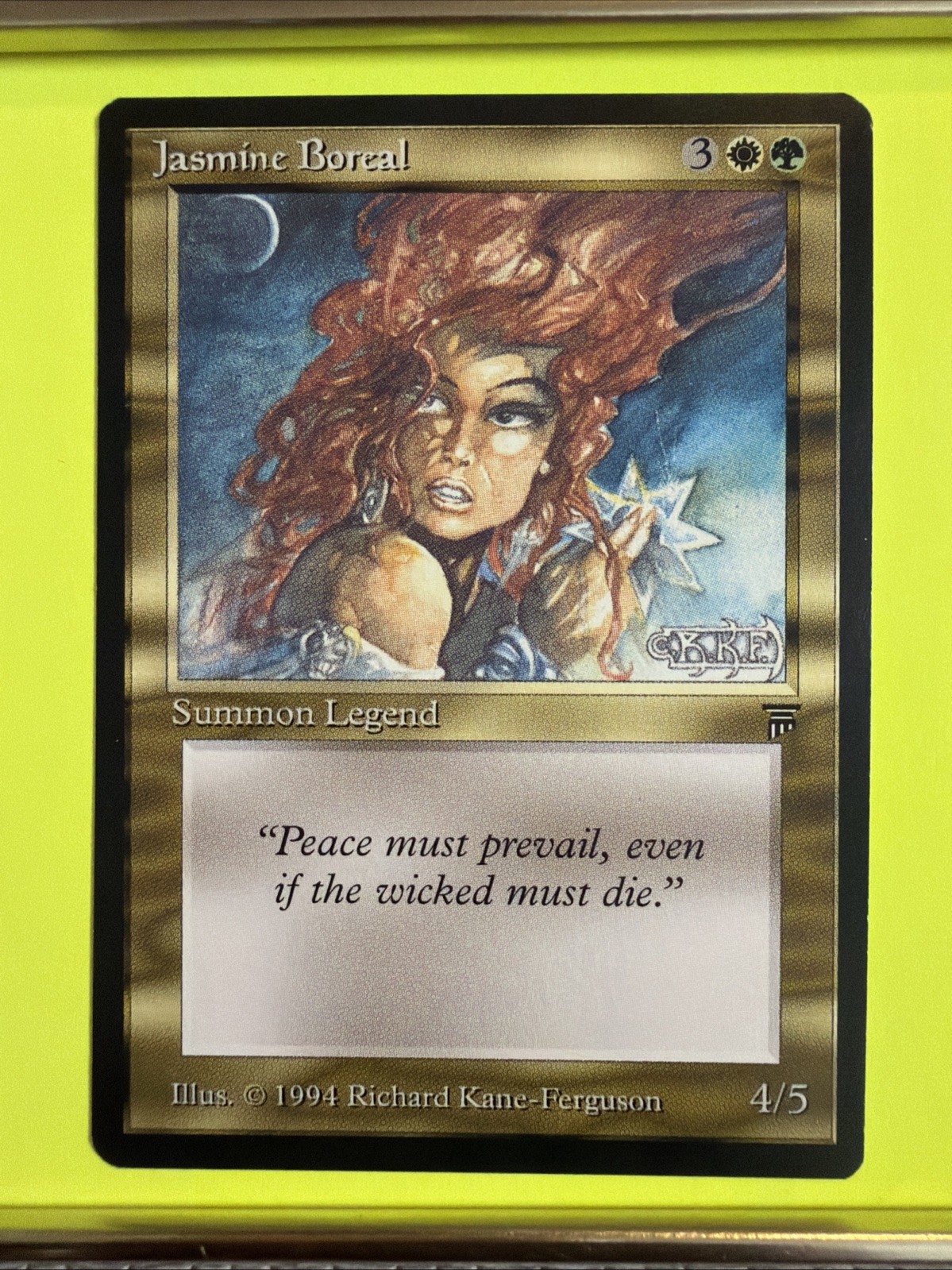MTG Legends Jasmine Boreal 1994 Rare Legendary Creature NM Magic Card