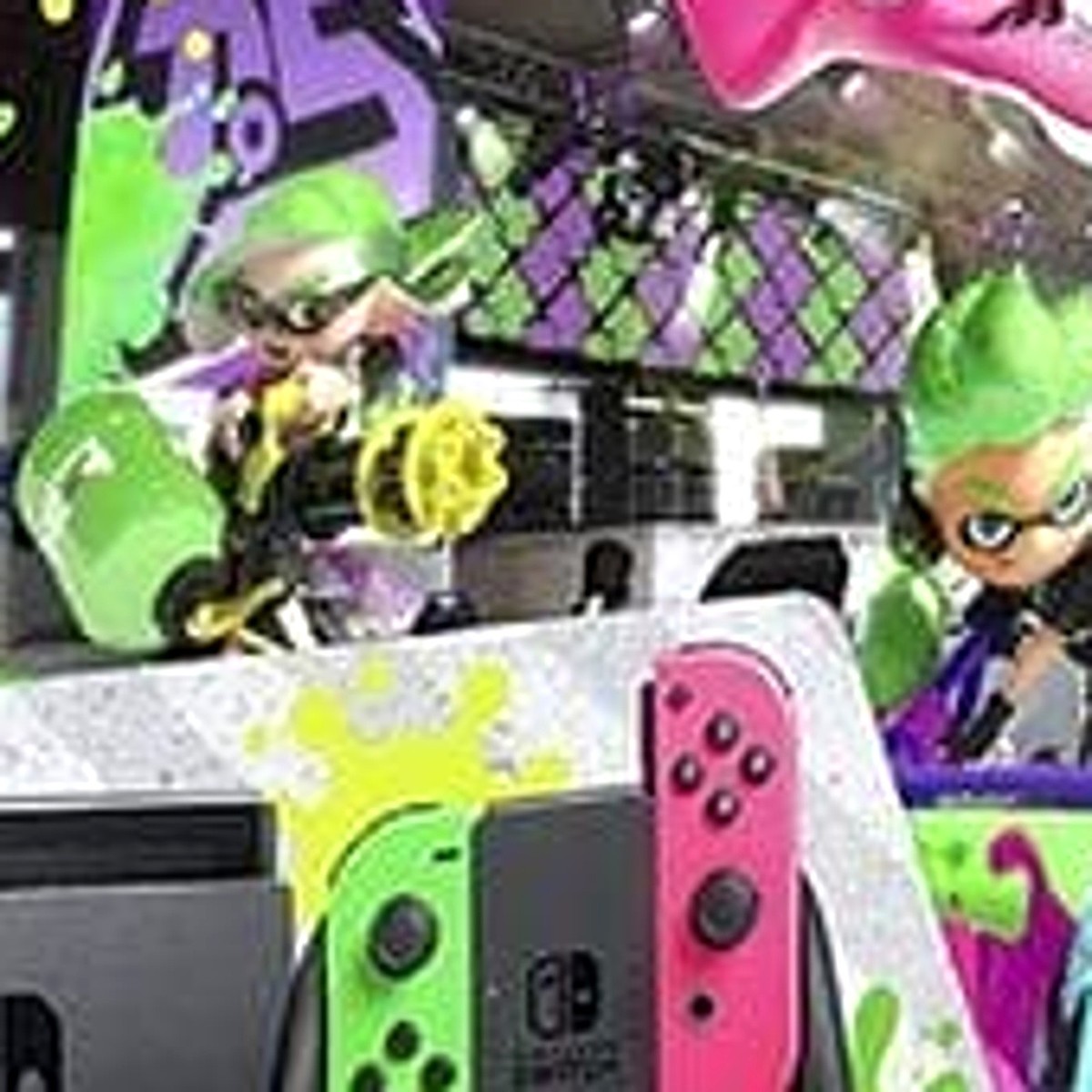 Nintendo Switch Splatoon 2 Edition 本体 Nintendo Switch Console System Splatoon 2 Neon Pink/Neon