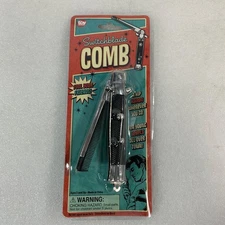 Switchblade Comb Push Button Pocket Hair Comb 9 in Novelty Toy Network