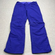North Face Freedom LRBC Insulated Pant Women's XL Lapis Blue HyVent Ski Snow