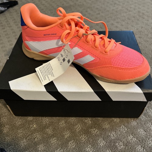 NEW adidas Junior Predator League Indoor Soccer Shoes Futsal- Coral Blaze Sz 6