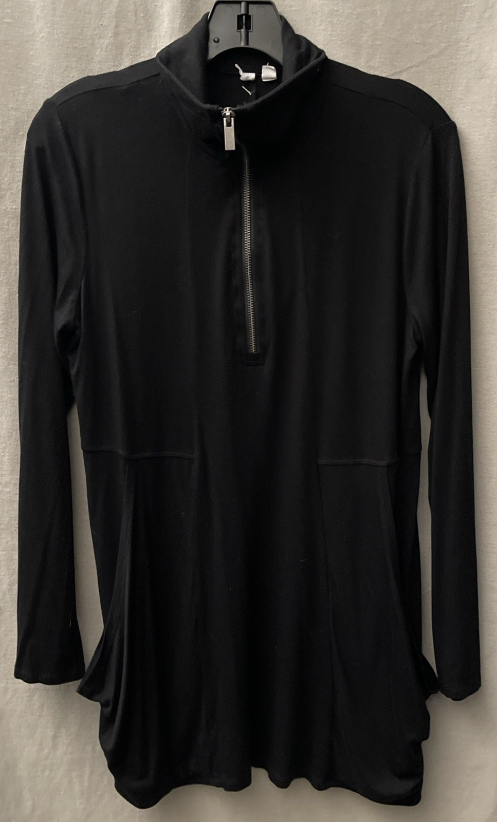 Lightweight Tunic Slouchy Pockets Partial Zip Fro… - image 8