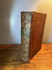 Antique Book 'CT Historical Collections', 1846, 190 Wood Block Engravings, Map