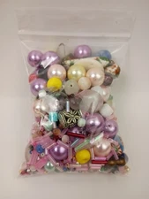 Super Fun 4 Oz +++ Scoop Mix Bead Soup Jewelry Making Glass Acrylic Seed Lot 25