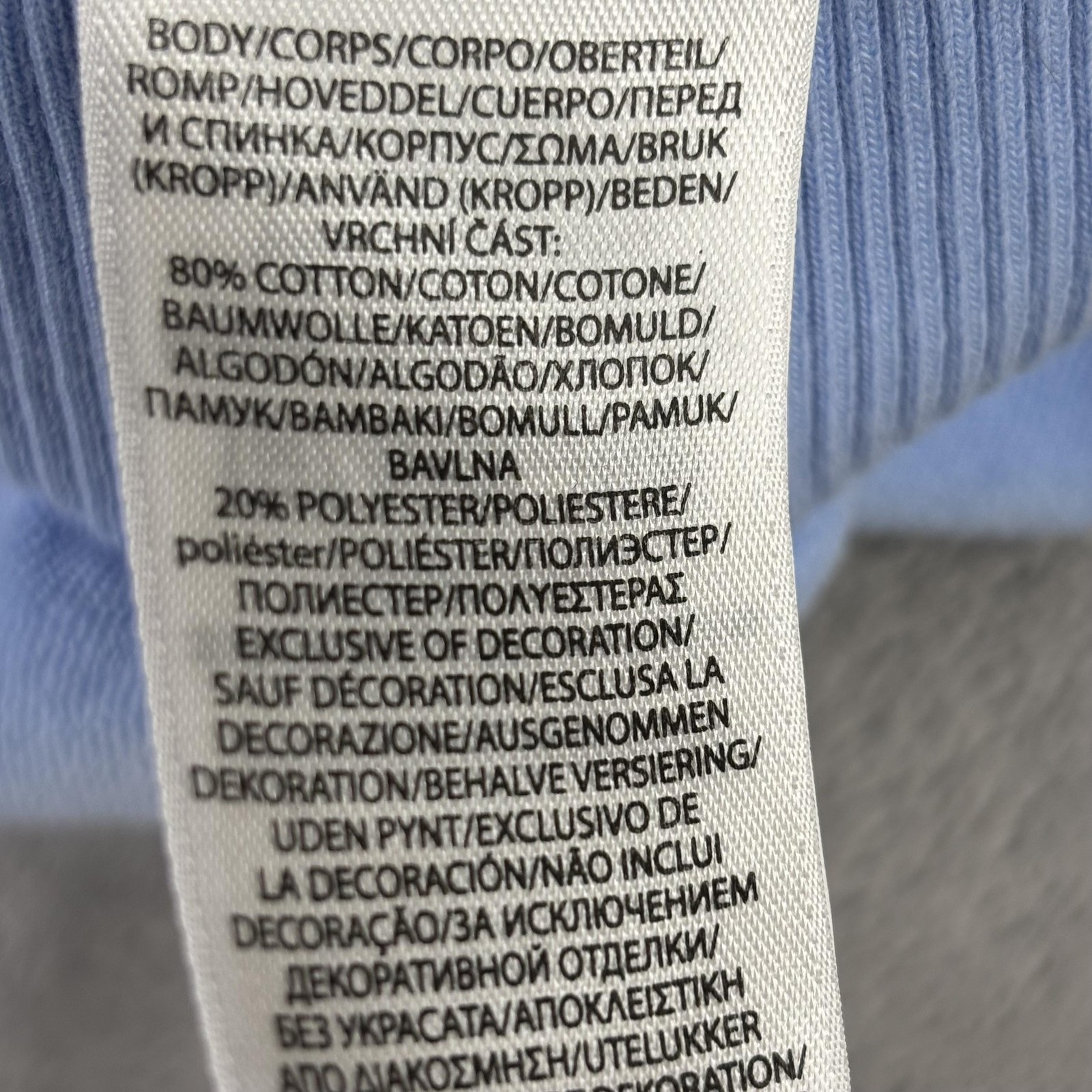 Polo Ralph Lauren Shirt Girls Small 7 Blue Terry Short Sleeve Flesh Pony Logo thumbnail 12