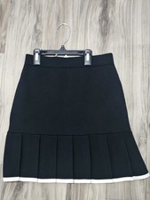 SINCERELY JULES black pleated skirt, size XS, stretchy