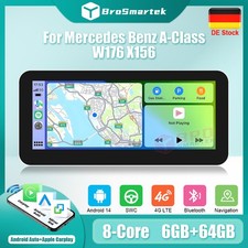 10.25" Android 14 Autoradio DAB+ 64GB F&uuml;r Mercedes-Benz GLA/G/A/CLA W176 NTG5.0