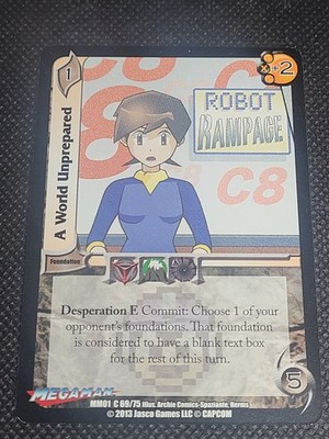 A World Unprepared UniVersus CCG Mega Man #69/75
