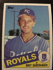 1985 Topps - Bret Saberhagen #23 (RC)