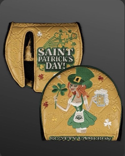 2026 Scotty Cameron Mid-Round St. Patricks Day Lucky Lily Headcover RH