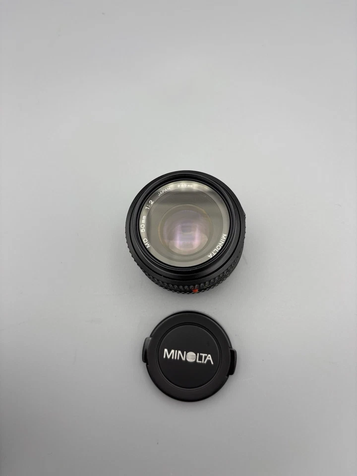 Minolta MD 50mm 1:2 F2 Camera Lens! ~ Tested Works - Image 2 of 4
