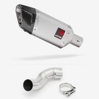 Lextek Slip-on Stainless Steel 200mm Exhaust for Kawasaki Z900 17-19