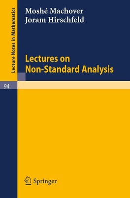 Lectures on Non- Standard Analysis Joram Hirschfeld