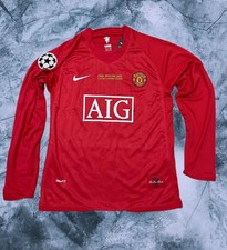 Cristiano Ronaldo #7 jersey 2008 UCL Final Manchester United Long Sleeve Jersey