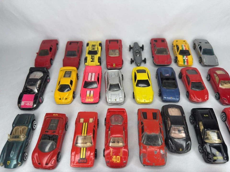 Loose Ferrari Diecast Lot Hot Wheels Matchbox – F40 Enzo 458 Rare Mix - Image 3 of 4