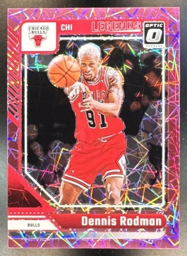 2024-25 Panini Donruss Optic Dennis Rodman #241 Pink Velocity 07/79 Legend