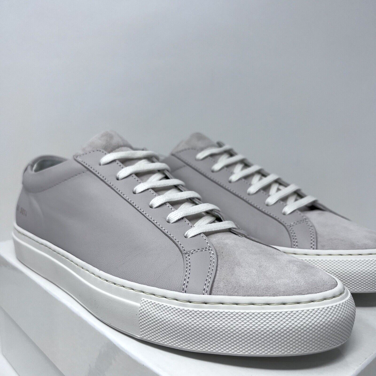Common Projects Women's Leather Trim Low-Top Sneakers Size
