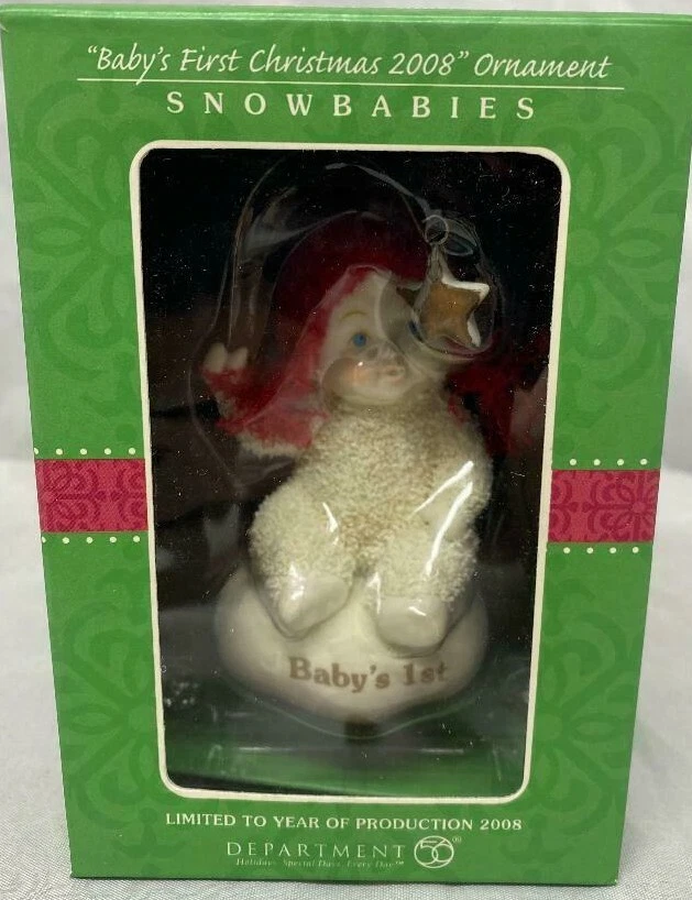 Snowbabies baby's cheap first christmas