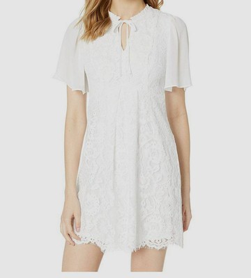 kensie floral lace a line dress