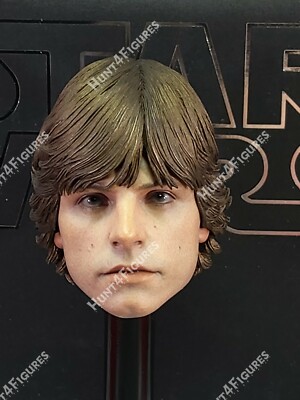 Hot Toys MMS297 Luke Skywalker Star Wars 1/6 action figure's head sculpt Only