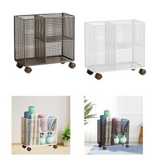 Yoga Mat Storage Rack Cart Exercise Equipment Gym Rack Organizer Weight Rack Gym