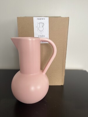 【GW SALE】raawii Strom Jug S coral blush Raawii Strom Jug Earthenware In Coral Blush Size Medium 9.25