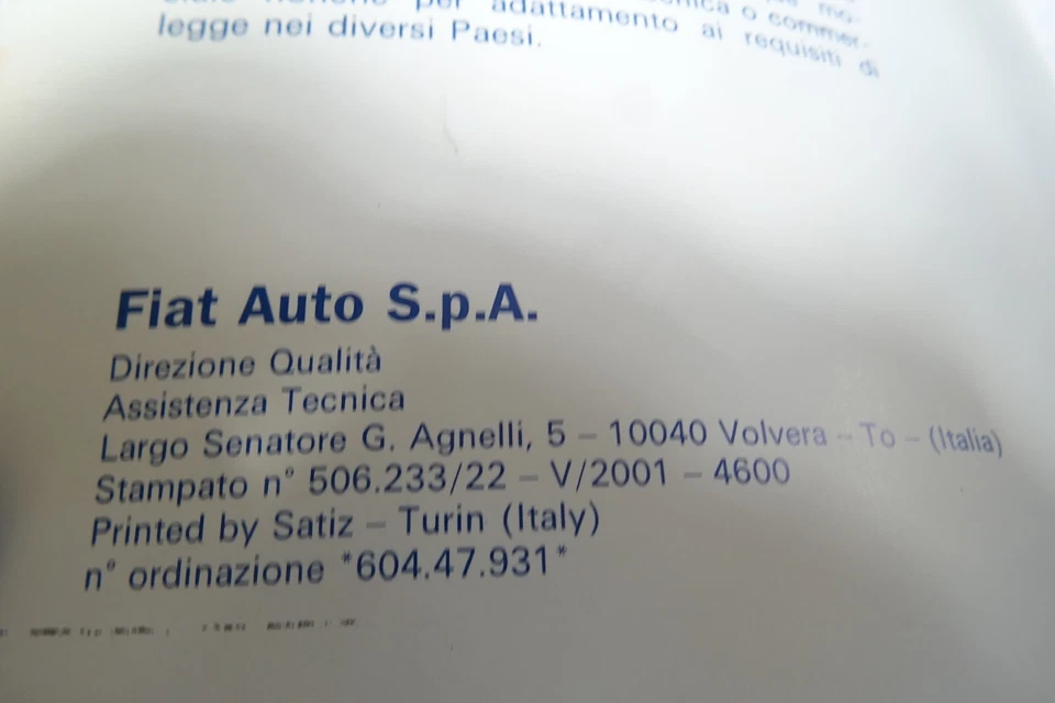 manuale officina Fiat Ducato impianto elettrico dati tecnici cambio automatico - Immagine 4 di 4