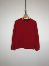Felpa Nike Tech Fleece girocollo rossa taglia S