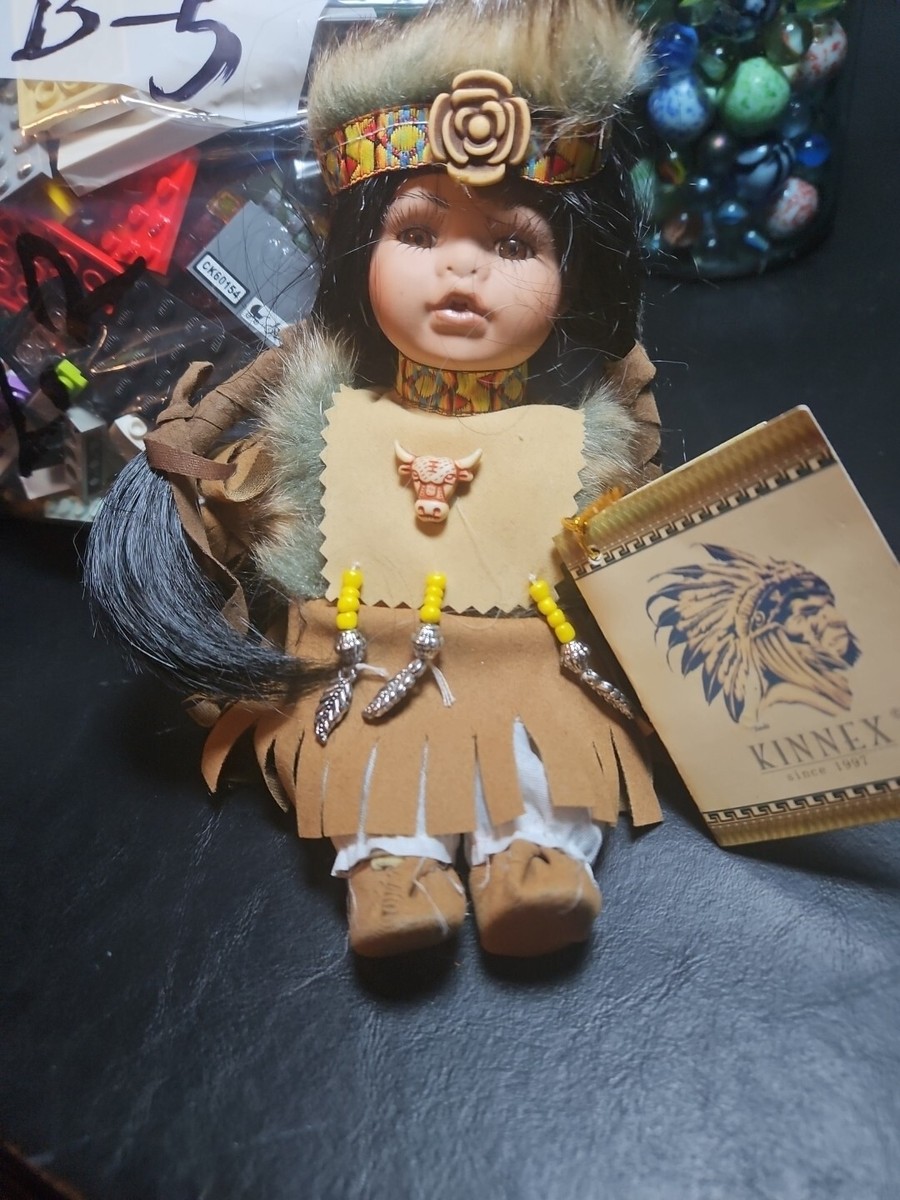 Kinnex Native American Porcelain Doll 