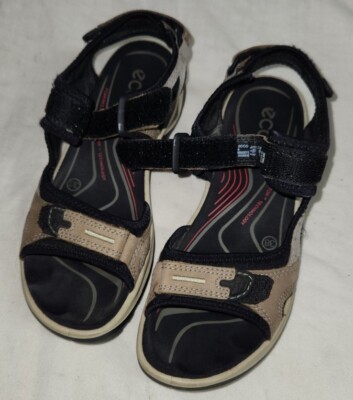 Womens Ecco Yucatan Sandals Offroad Size US Euro 38 Birch With Box
