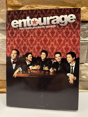 ENTOURAGE THE COMPLETE 6TH SEASON 3-DISC USED DVDS KEVIN CONNOLLY ADRIAN GRENIER