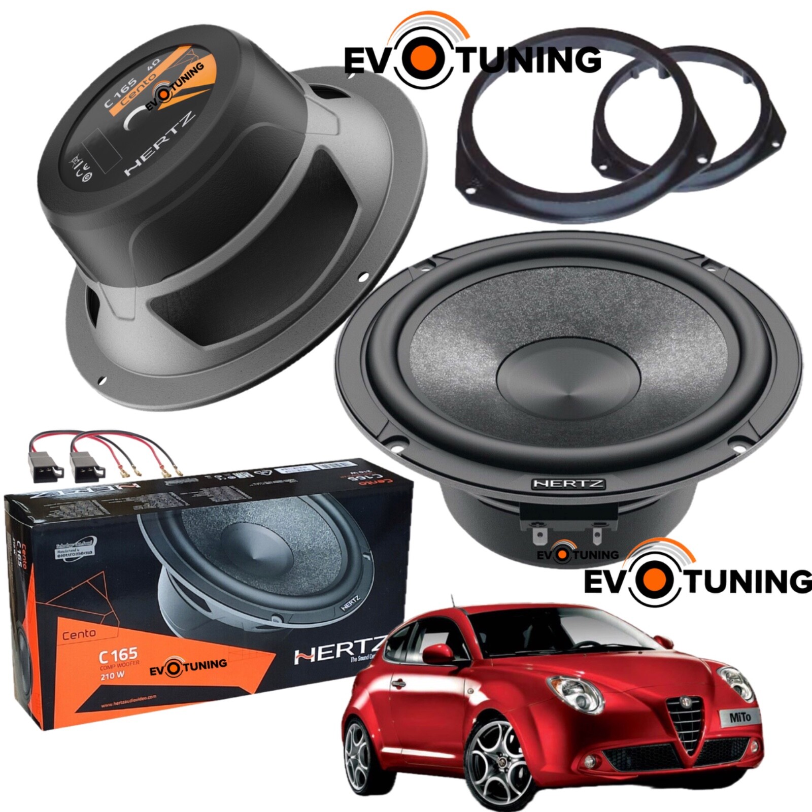 Migliora l'Audio della tua Alfa MITO con Hertz C165 - Suono Italiano