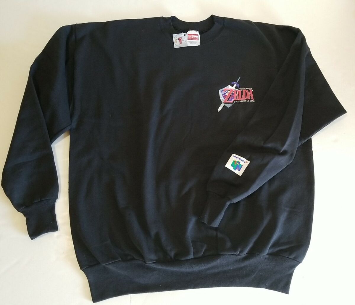 NOS Vintage N64 Legend Of Zelda: Ocarina of Time Crewneck Xl NOS Vintage N64 Legend Of Zelda: Ocarina of Time Crewneck Xl