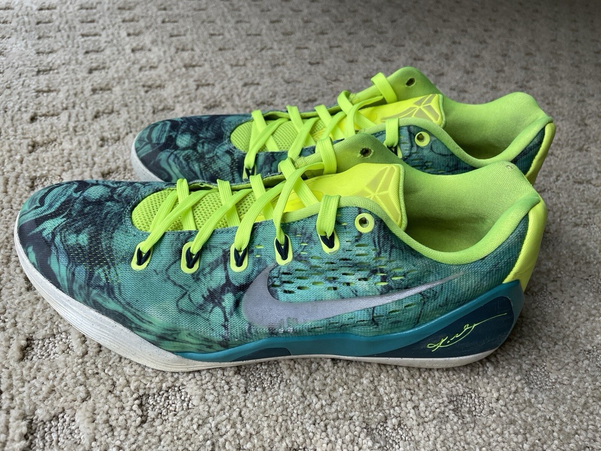 Nike Kobe 9 EM Low \'Easter\' Basketball Shoes 646701-300 Mens sz 13 Mint- Nike Kobe 9 Low EM Easter Turbo Volt IX Elite 646701  main image 2