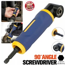 90 Degree Right Angle Drill Adapter Right Angle Screwdriver Tool Attachment UK