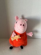 Peppa Pig 11  Plush Stuffed Animal Holding Toy Bear