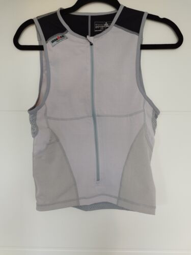 Ironman Damen Bike Triathlon Shirt Radtrikot Top M 38 schwarz grau - Bild 1 von 4
