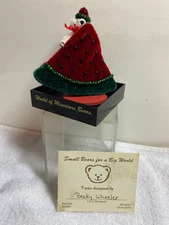 Mel # 1084 World of Miniature Bears 3" Becky Wheeler 2002 Teddy Nominee NEW