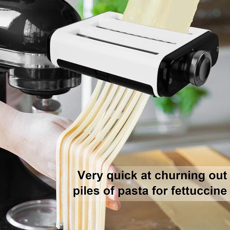 Pasta Maker Attachment for KitchenAid Stand Mixers 3 in 1 Set Includes Pasta ... - Image 2 of 4