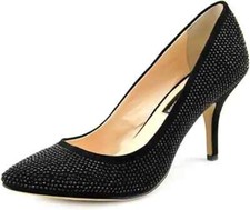 INC International Concepts Women's Zitah Pumps Color Black Bling Size 9.5