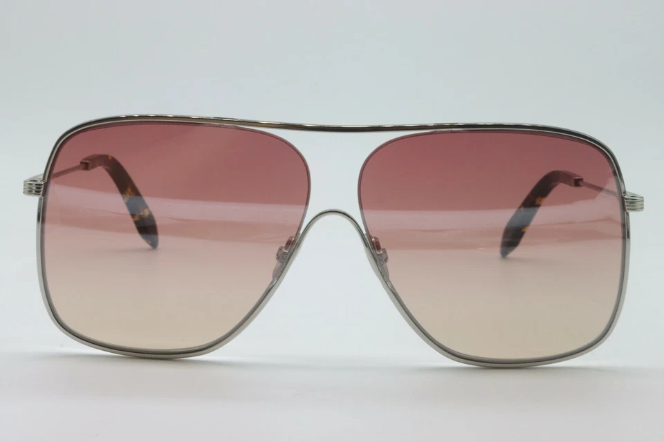 NUEVAS GAFAS DE SOL VICTORIA BECKHAM VBS 132 C03 M0517 PLATEADAS GRADIEN AUTÉNTICAS 61-12 Foto 2 de 4