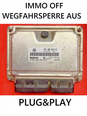 IMMO OFF/Plug&Play ECU VW T4 TDI 2,5 AXG  0281010461 - 074906018AJ / FAST COURIE