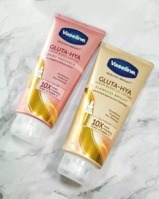Vaseline GlutaGlow-Hya Dewy Radiance & Gluta-Hya Flawless Glow Serum