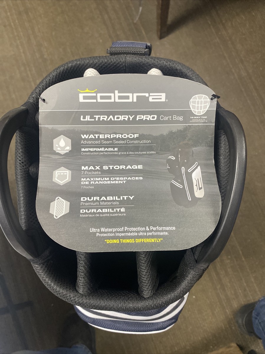 cobra ultradry pro golf cart bag navy/white/grey | eBay cobra ultradry pro golf cart bag navy/white/grey | eBay