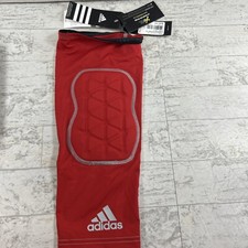 1- Size M NEW Adidas Techfit Climacool Ironskin Red Knee Sleeve Pad Leg Sports