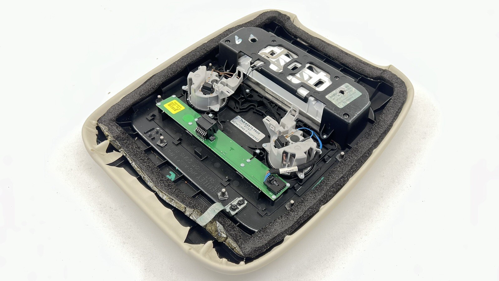 13-18 BENTLEY FLYING SPUR REAR OVERHEAD CONSOLE DOME LIGHT CONTROL PANEL OEM