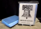 100 Coin Slab Sleeves NGC PCGS Everslab Protective Sleeve TCD Handling Slabs